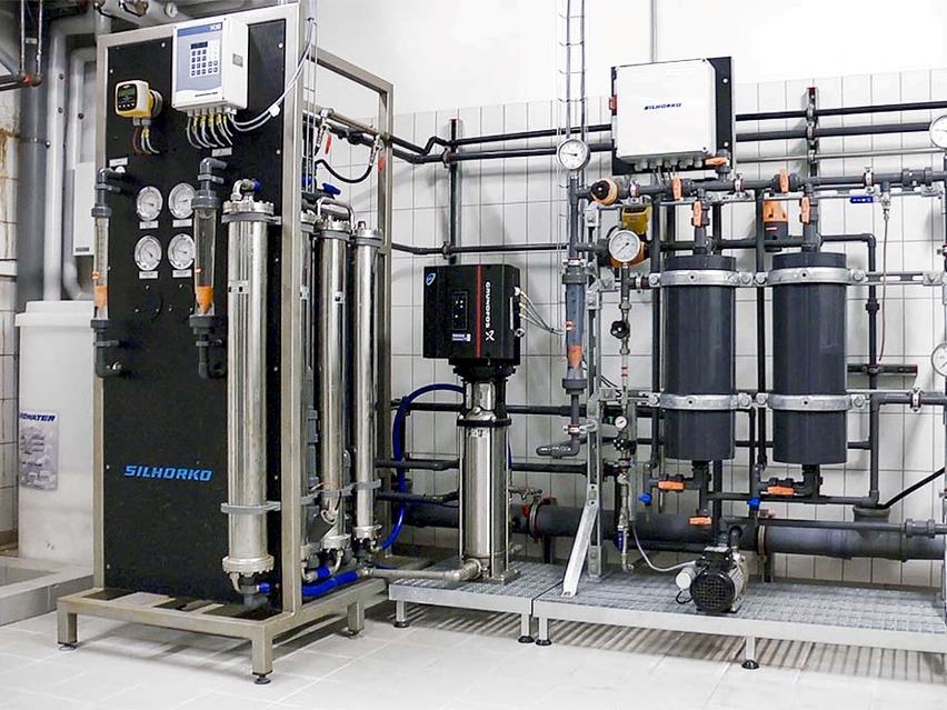 CU:RO unit for demineralization of make-up and circuit water at DH