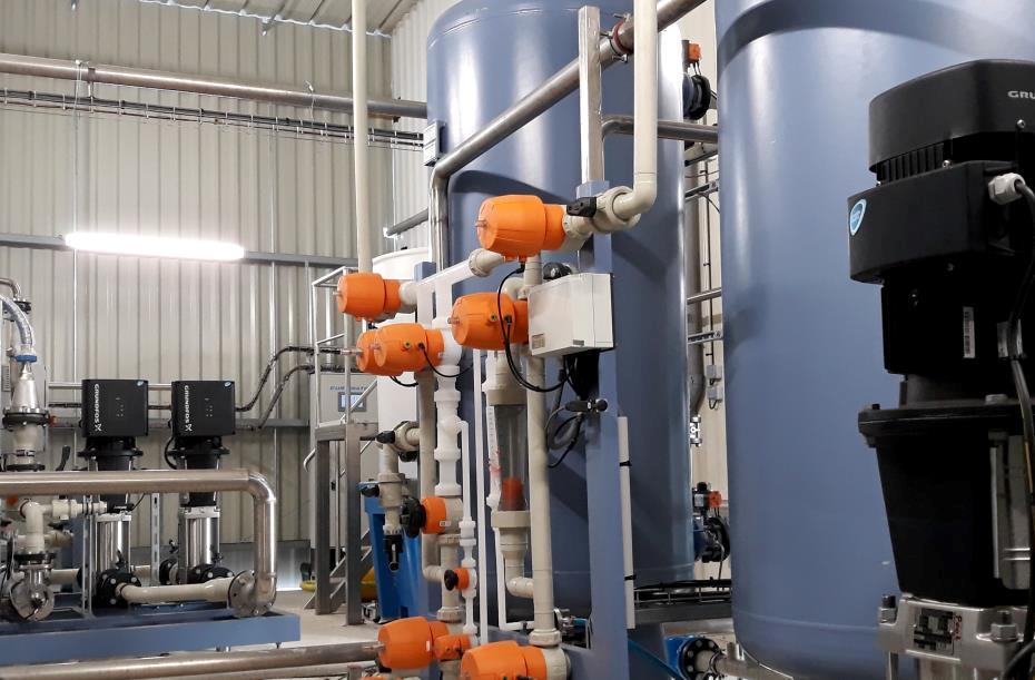 Dealkalizer used for brewing water