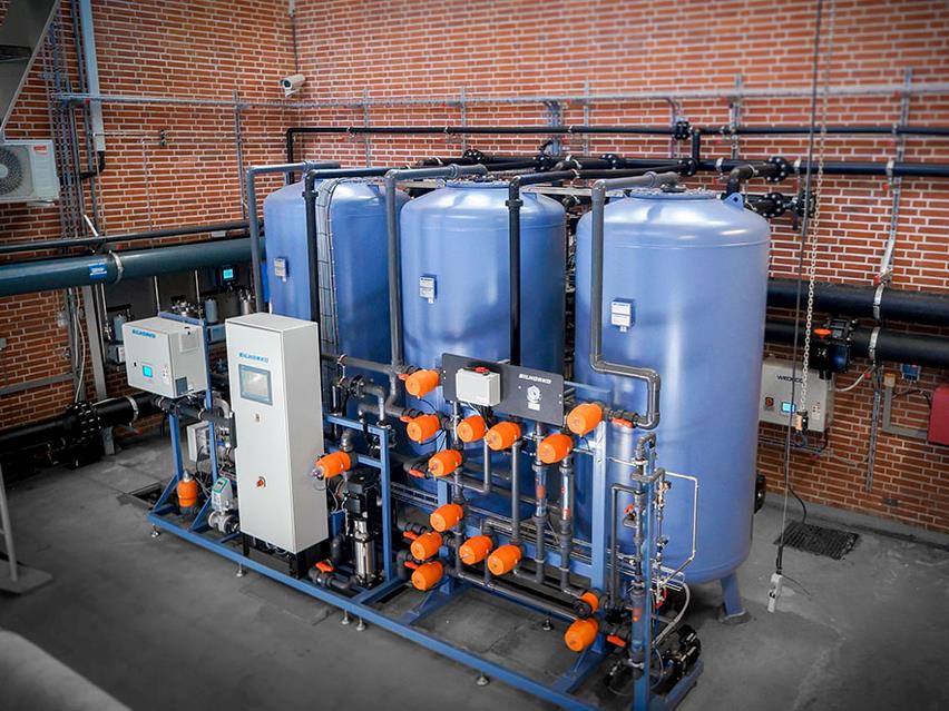 Water softening at waterworks