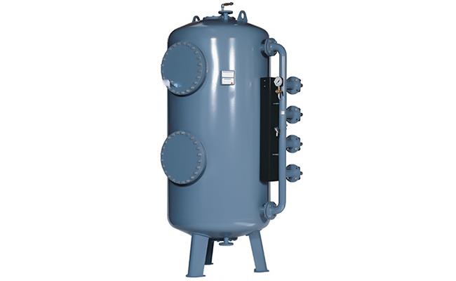 Pressure filter as pre-filter before RO or NF