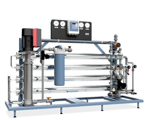 Reverse osmosis single pass unit