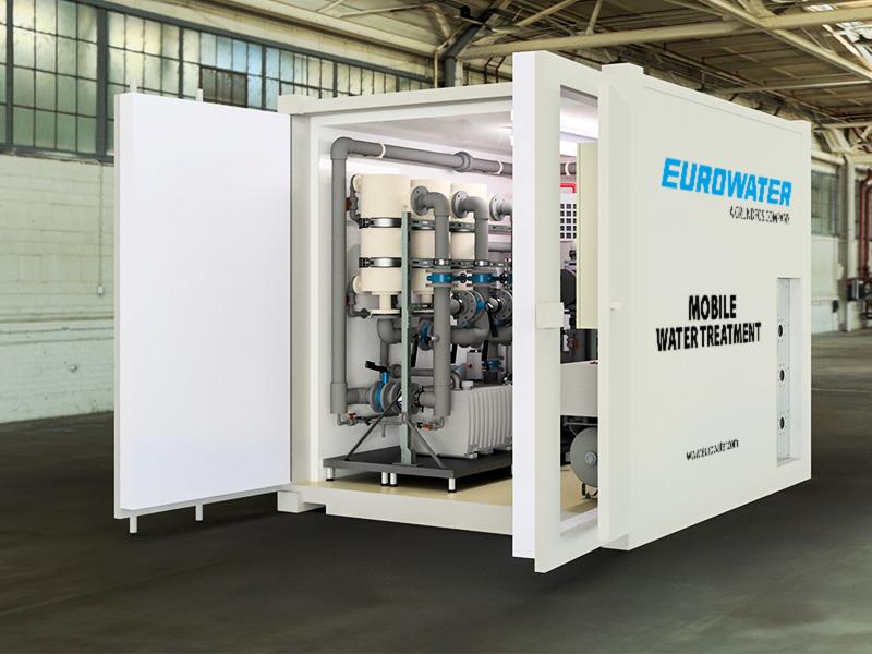 Water treatment in container from Eurowater