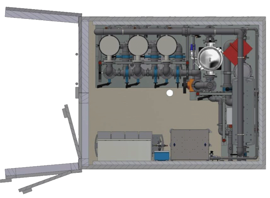 Water treatment in container from Eurowater